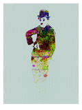 Charlie Chaplin Watercolor