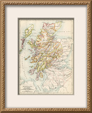 Map of Scotland in the 1520s  Showing Territories of the Highland Clans