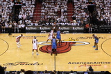 Miami  FL - June 17: Chris Bosh and Serge Ibaka