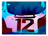Racing Number 12 Watercolor