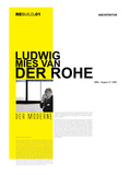 Mies Van Der Rohe Poster