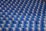 Oklahoma City  OK - June 12: Genral view of the seats covered with shirts for the fans
