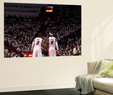 Miami  FL - June 17: Dwyane Wade and LeBron James