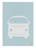 Vw Bus Blue Poster