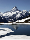 Bachalpsee at Grindelwald-First and Bernese Alps  Bernese Oberland  Swiss Alps  Switzerland  Europe