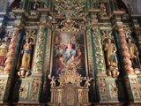 Baroque Reredos  Our Lady of Assumption Church  Cordon  Haute-Savoie  France  Europe