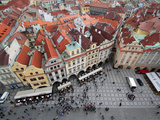 Old Town Square  UNESCO World Heritage Site  Prague  Czech Republic  Europe