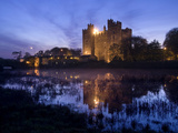 Bunratty Castle on the Banks of the Ratty River at Dusk