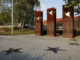 Monument for the Schengen Convention  Schengen  Mosel Valley  Luxembourg  Europe