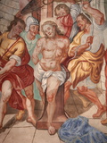 Jesus Flogged  Our Lady of Assumption Church  Cordon  Haute-Savoie  France  Europe