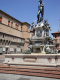 Fountain of Neptune  Piazza Del Nettuno  Bologna  Emilia Romagna  Italy  Europe