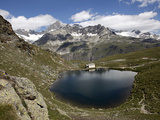Lake Schwarzsee Near Zermatt  Valais  Swiss Alps  Switzerland  Europe