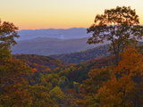 Autumn Scene in the Blue Ridge Mountains