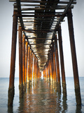 An Old Metal Dock on the Shore of the Andaman Sea in Thailand