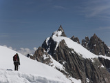 Aiguille Du Midi  View of the Mont Blanc Massif  Chamonix  Haute Savoie  French Alps  France  Europ