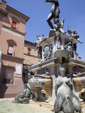 Fountain of Neptune  Piazza Del Nettuno  Bologna  Emilia Romagna  Italy  Europe