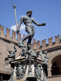 Fountain of Neptune  Piazza Del Nettuno  Bologna  Emilia Romagna  Italy  Europe
