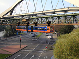 Overhead Railway  Wuppertal  North Rhine-Westphalia  Germany  Europe