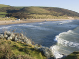The Beach with Surfers at Woolacombe  Devon  England  United Kingdom  Europe