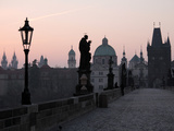 Charles Bridge  UNESCO World Heritage Site  Old Town  Prague  Czech Republic  Europe