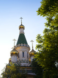 Gilded Domes  Church of St Nicholas the Miracle Maker (The Russian Church)  Sofia  Bulgaria  Europ