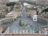 St Peter's Square  Vatican  Rome  Lazio  Italy  Europe