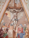 The Crucifixion  Our Lady of Assumption Church  Cordon  Haute-Savoie  France  Europe