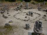 Rock Formations known as the Stone Forest  50 Million Year Old Tree-Like Stone Columns  Varna  Bulg