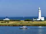 Lighthouse at Hurst Castle  Keyhaven  Hampshire  England  United Kingdom  Europe