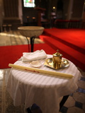 Baptism in a Catholic Church  France  Europe