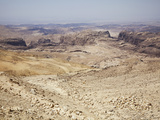 The Rugged Landscape at Petra  Jordan  Middle East