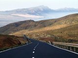 Road Near La Pared  Fuerteventura  Canary Islands  Spain  Europe