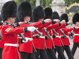 Changing of the Guard at Buckingham Palace  London  England  United Kingdom  Europe