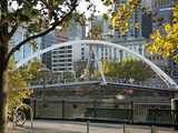 Southgate Footbridge over Yarra River  Melbourne  Victoria  Australia  Pacific