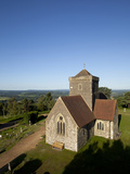 St Marthas Church  St Marthas Hill  Surrey Hills  North Downs Way  Near Guildford  Surrey  Englan