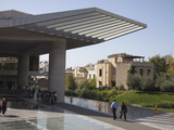 Entrance to the Acropolis Museum  Athens  Greece  Europe