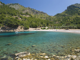 View across the Turquoise Waters of Cala Tuent Near Sa Calobra  Mallorca  Balearic Islands  Spain  