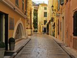 Narrow Back Street  St Tropez  Var  Provence  Cote D'Azur  France  Europe