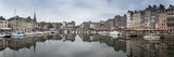 Panorama of Inner Harbour  Honfleur  Normandy  France  Europe