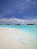 Water Villas in Lagoon  Maldives  Indian Ocean  Asia