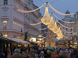 Christmas Decoration at Graben  Vienna  Austria  Europe