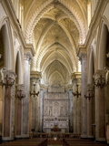 Interior of the Duomo  Erice  Sicily  Italy  Europe