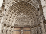 South Porch  Rouen Cathedral  Rouen  Upper Normandy  France  Europe