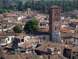 View of the Cathedral  Lucca  Tuscany  Italy  Europe