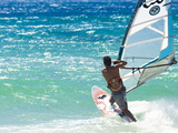 Big Jump Windsurfing in High Levante Winds in the Strait of Gibraltar  Valdevaqueros  Tarifa  Andal