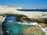 Sarakiniko Lunar Landscape  Sarakiniko Beach  Milos  Cyclades Islands  Greek Islands  Aegean Sea  G