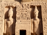Detail of the Temple of Abu Simbel  UNESCO World Heritage Site  Lake Nasser  Egypt  North Africa  A