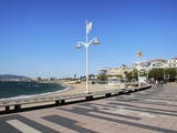 Plage Beaurivage (Beach)  Viewed from General De Gaulle Boulevard  St Raphael  Provence  Cote D'Az