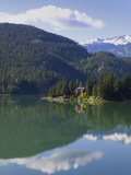 House on the Shore of Green Lake  Whistler  British Columbia  Canada  North America