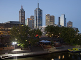 City Centre and Yarra River  Melbourne  Victoria  Australia  Pacific